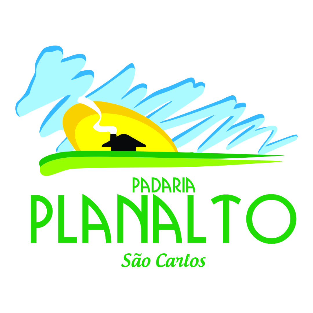 Logo padaria planalto fundo branco