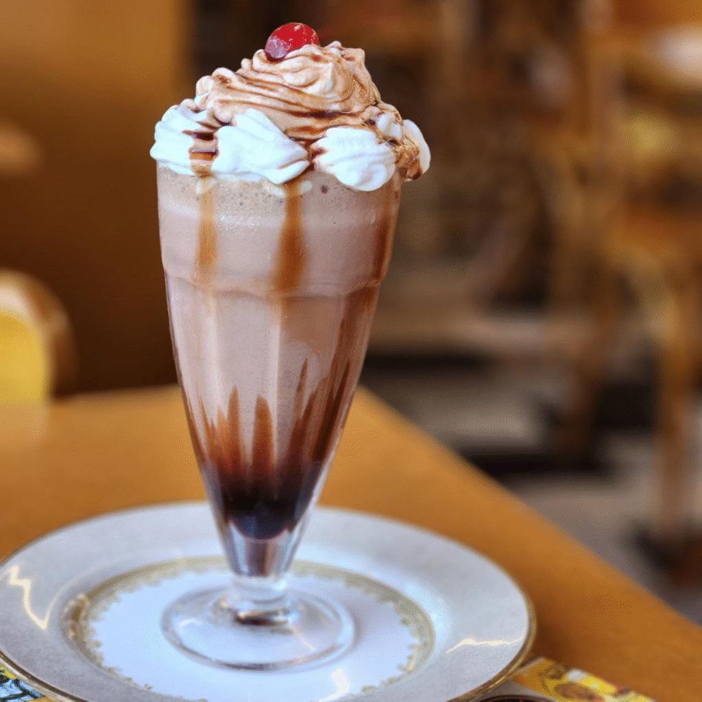 Milkshake na padaria planto em são carlos